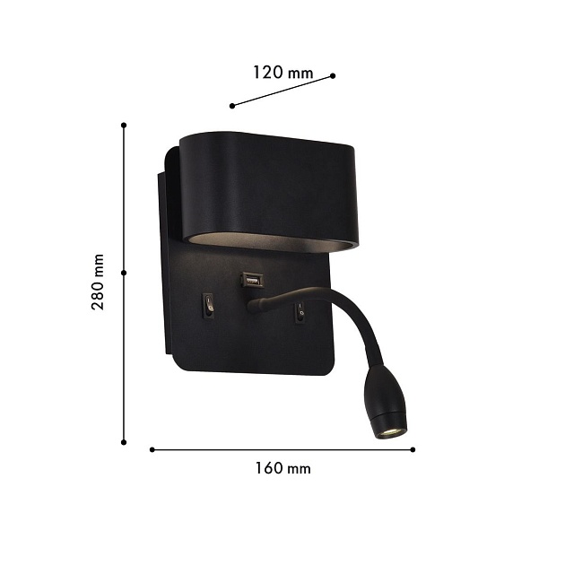 Настенный светодиодный светильник F-Promo Parret 4476-2W Фото № 2