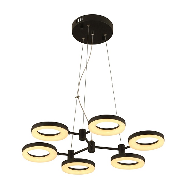 Подвесная светодиодная люстра Gerhort G61296/12BK Фото № 1