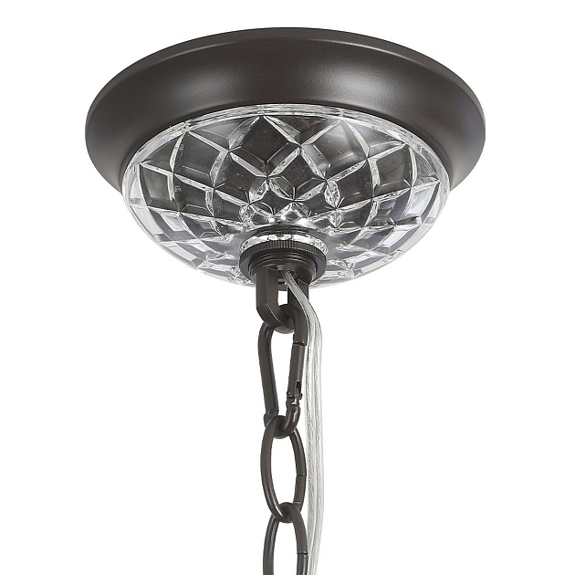 Подвесная люстра Crystal Lux Odelis SP6 Brown изображение 3 Подвесная люстра Crystal Lux Odelis SP6 Brown Фото № 3