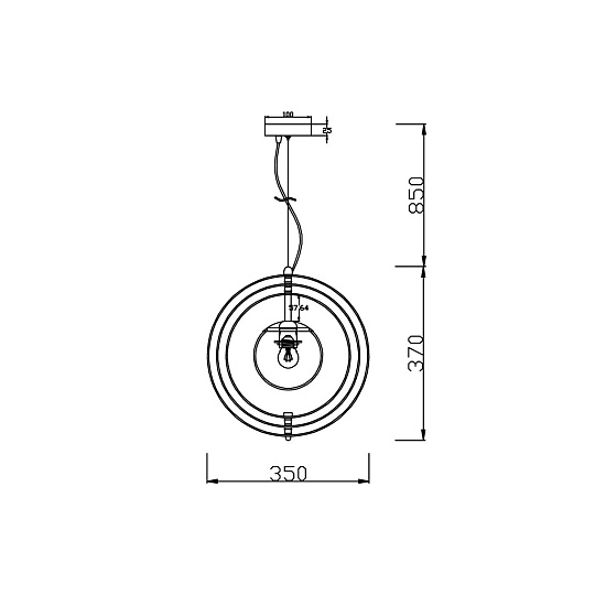Подвесной светильник Vele Luce Orion VL1834P01 Фото № 5