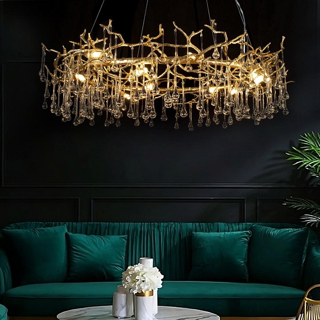 Подвесная люстра Loft IT Bijout 10068/1000 GD изображение 9 Подвесная люстра Loft IT Bijout 10068/1000 GD Фото № 9