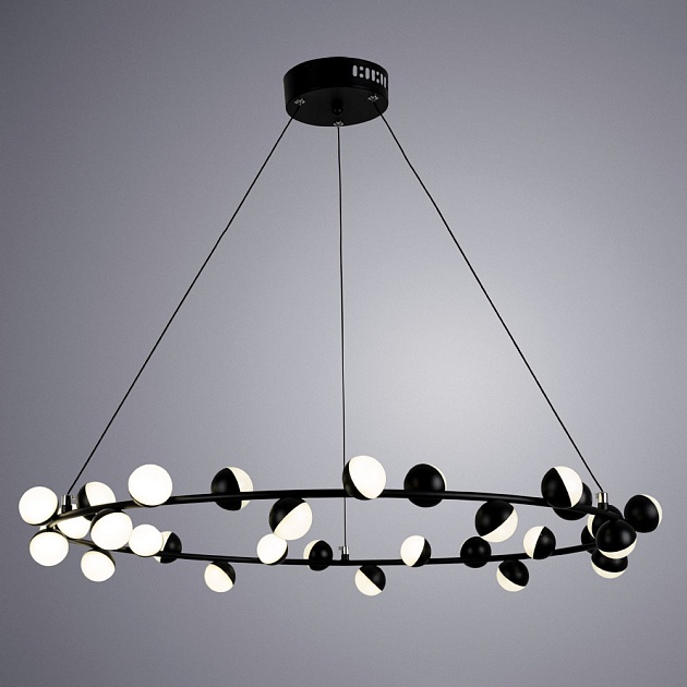 Подвесная светодиодная люстра Arte Lamp Dexter A3619SP-30BK Фото № 3