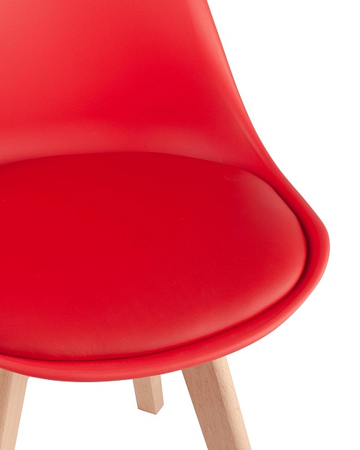 Кухонный стул Stool Group FRANKFURT красный дер. ножки Y863 red изображение 6 Кухонный стул Stool Group FRANKFURT красный дер. ножки Y863 red Фото № 6