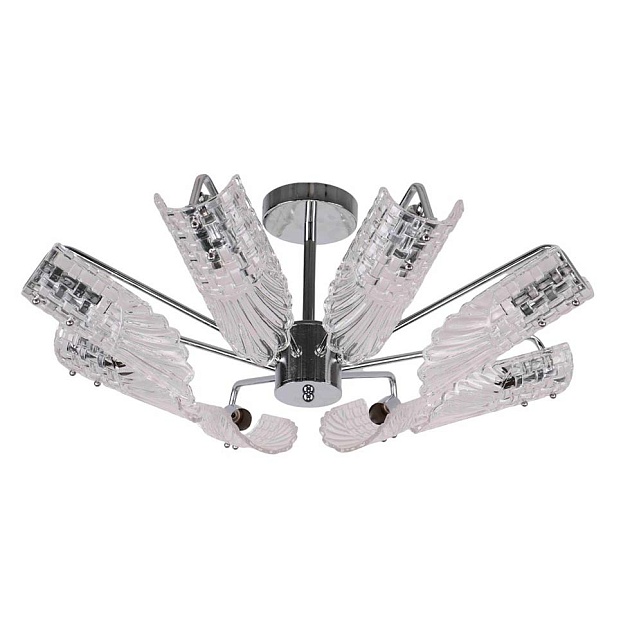 Потолочная люстра ЭкономСвет 13109/8CR WT изображение 1 Потолочная люстра ЭкономСвет 13109/8CR WT Фото № 1