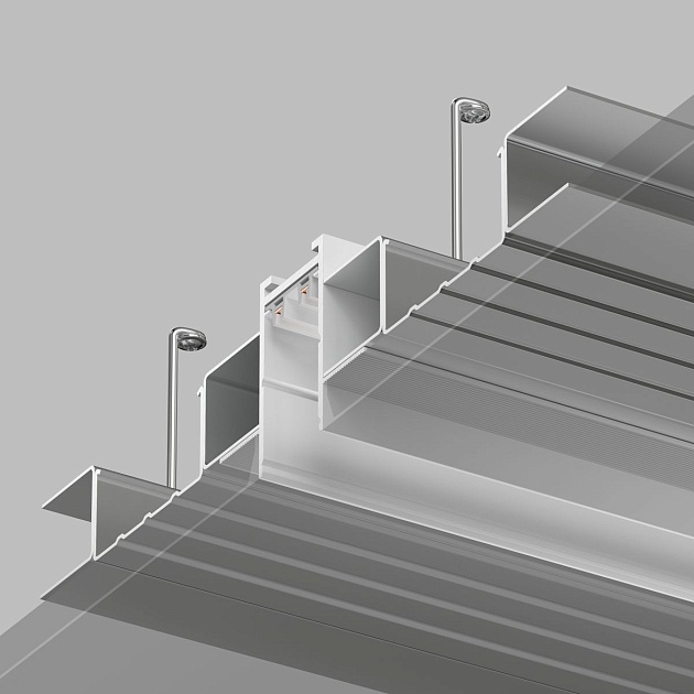 Шинопровод встраиваемый однофазный Denkirs Smart Hide TR2013-WH Фото № 3