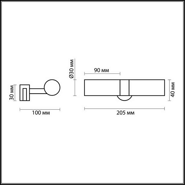 Подсветка для зеркал Odeon Light Drops Izar 2446/2 Фото № 2