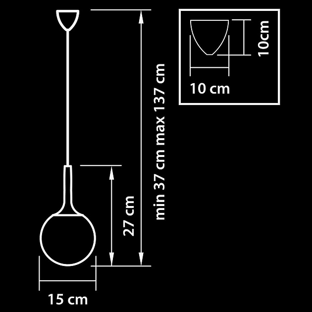 Подвесной светильник Lightstar Globo 813011 Фото № 2