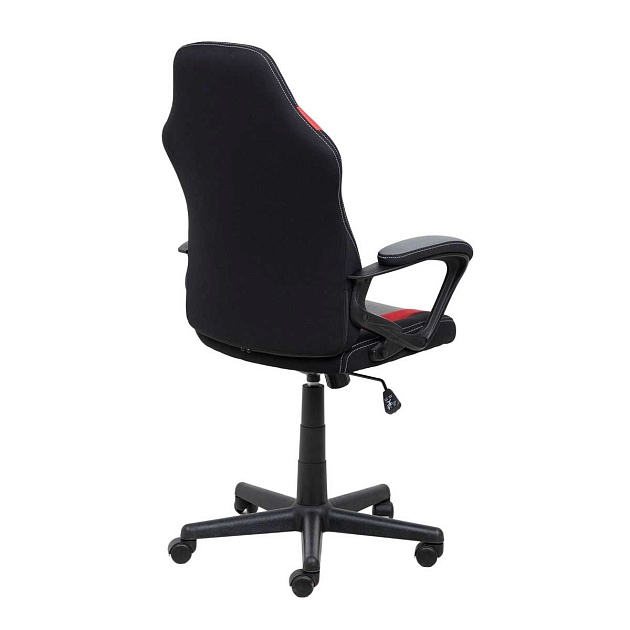 Игровое кресло AksHome Flaviy черный/серый/красный, ткань 86379 Фото № 10