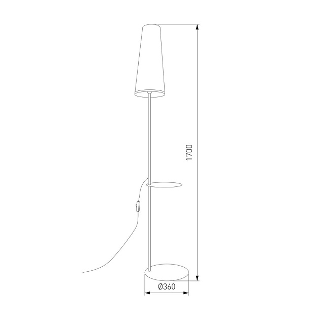 Торшер TK Lighting 5959 Zing Фото № 2