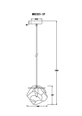 Подвесной светильник MyFar Stella MR2321-1P 1