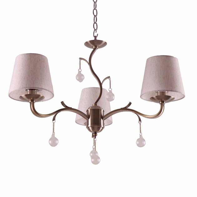 Подвесная люстра ЭкономСвет 13146/3AB WT Фото № 1