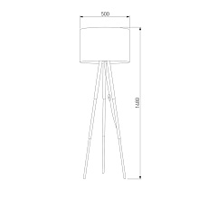 Торшер TK Lighting 5569 Juta 2