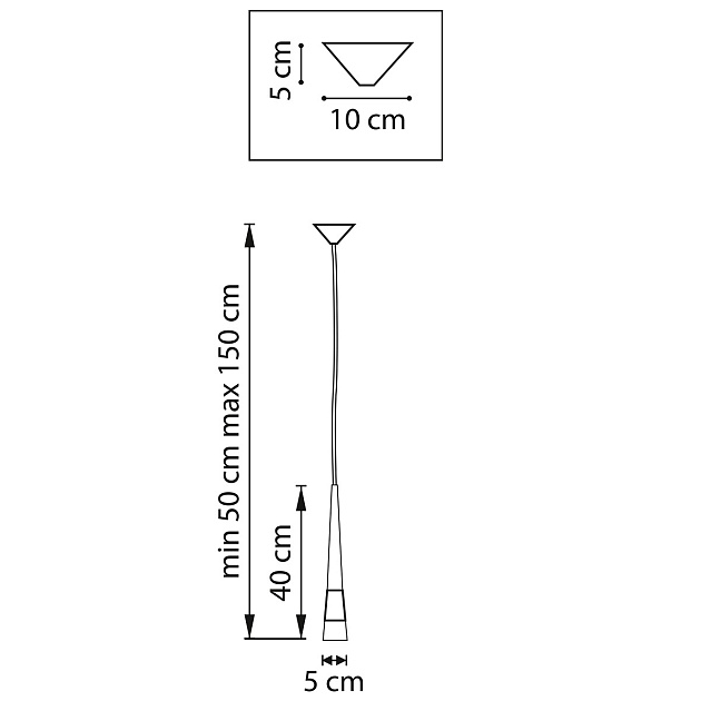 Подвесной светодиодный светильник Lightstar Cone 757011 изображение 5 Подвесной светодиодный светильник Lightstar Cone 757011 Фото № 5