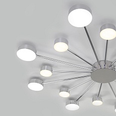 Потолочная светодиодная люстра Eurosvet Nitrino 90242/16 хром 3