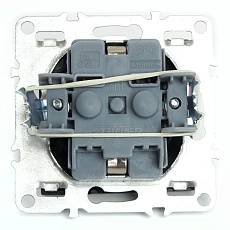 Розетка 2P+E Stekker Эрна черный PST16-9110-03 49154 3