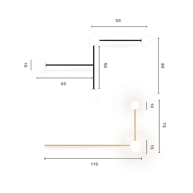 Настенный светильник Imperium Loft Lines 140828-26 Фото № 3