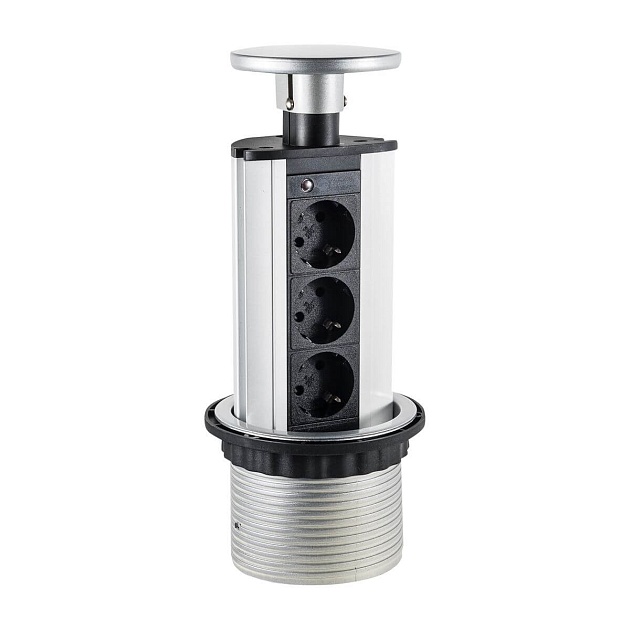 Блок розеточный настольный 3 поста Ecoplast LUK 70303 Фото № 1