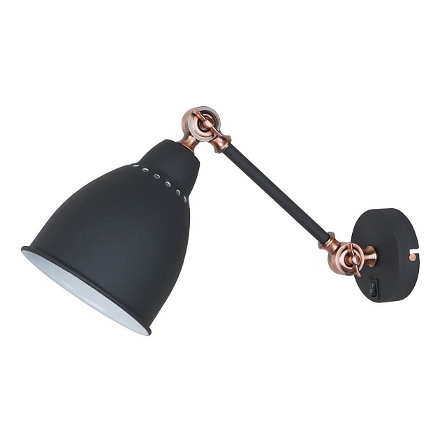 Спот Arte Lamp Braccio A2054AP-1BK Фото № 1