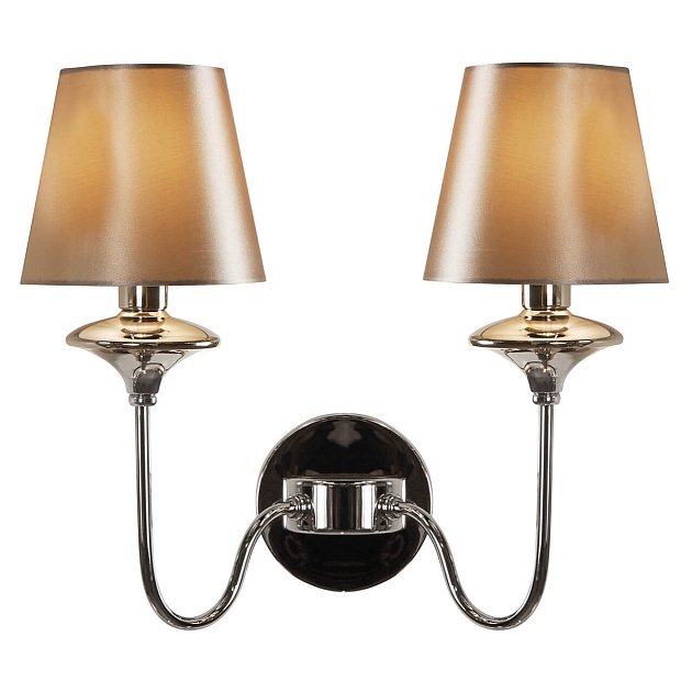 Бра iLamp Rolling W2406-2 Nickel изображение 1 Бра iLamp Rolling W2406-2 Nickel Фото № 1