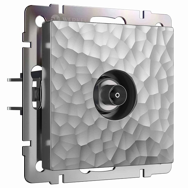 ТВ-розетка оконечная Werkel Hammer серебряный W1283006 4690389163074 изображение 1 ТВ-розетка оконечная Werkel Hammer серебряный W1283006 4690389163074 Фото № 1