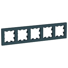 Рамка 5-постовая Systeme Electric AtlasDesign изумруд ATN000805