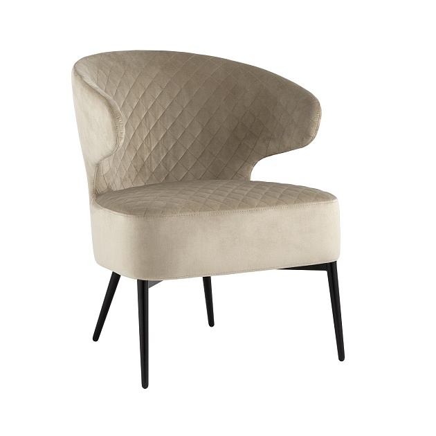 Кресло Stool Group Royal велюр бежевый vd-royal-b5 Фото № 1