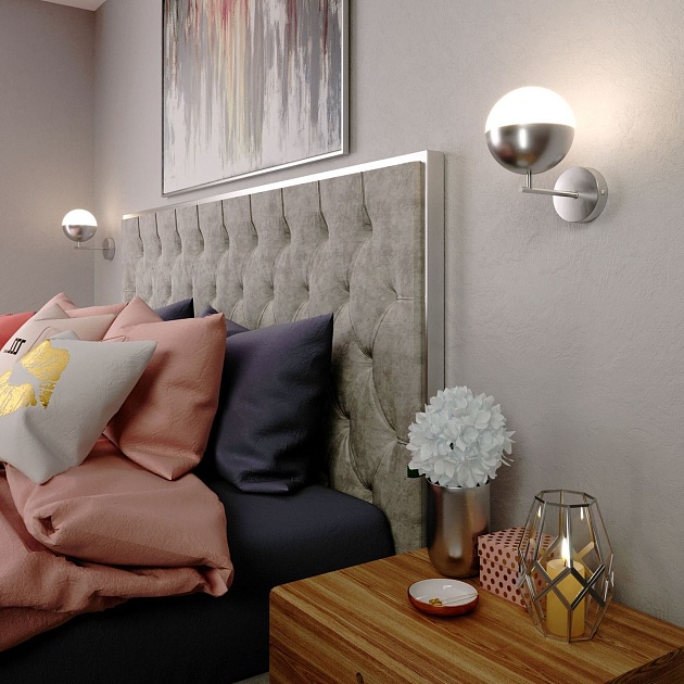 Бра Eurosvet Nuvola 70129/1 хром Фото № 4