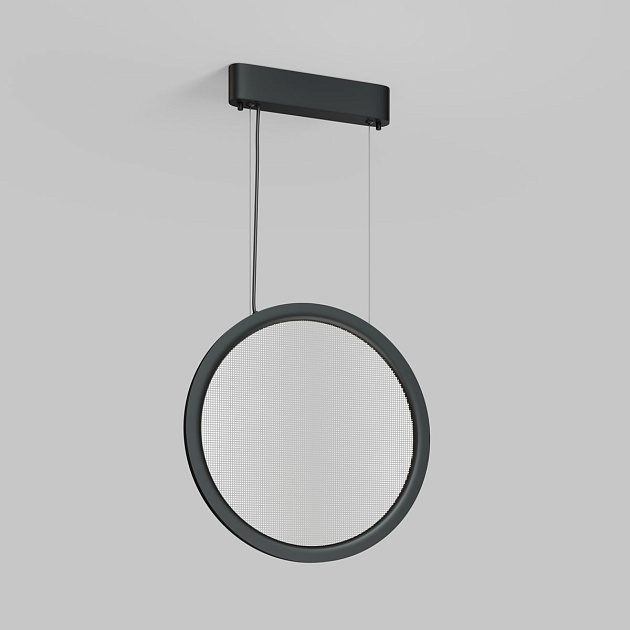 Подвесной вертикальный светодиодный светильник Denkirs Veil DK6604-BK изображение 3 Подвесной вертикальный светодиодный светильник Denkirs Veil DK6604-BK Фото № 3