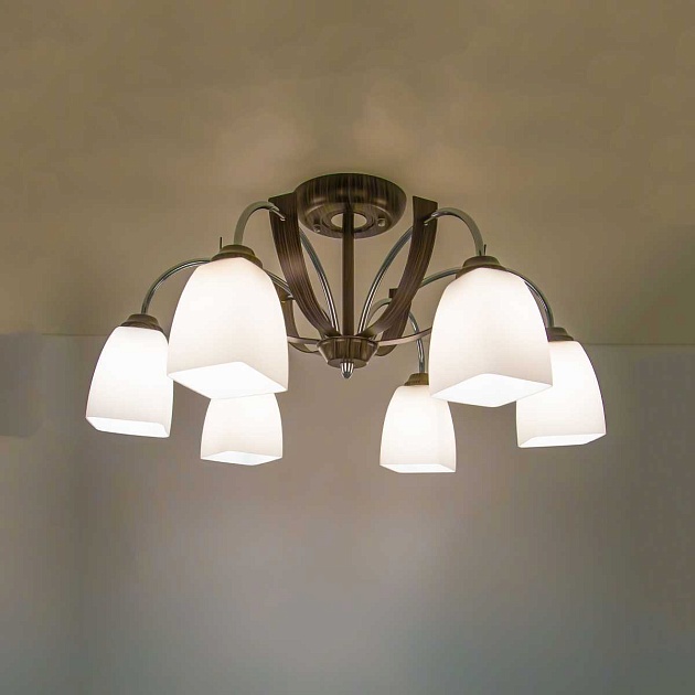 Потолочная люстра Citilux Крокус CL128161 изображение 8 Потолочная люстра Citilux Крокус CL128161 Фото № 8