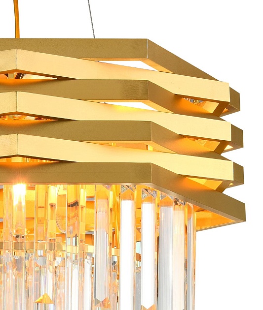 Подвесная люстра Natali Kovaltseva Spear 76013/10C Gold Фото № 3