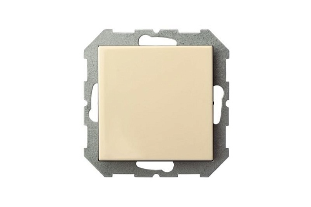 Выключатель одноклавишный Liregus Epsilon бежевый 28-058 Фото № 5