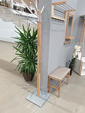 Настенная вешалка Sheffilton Альберо SHT-WH4 прозрачный лак/алюм.мет 5166216003 1