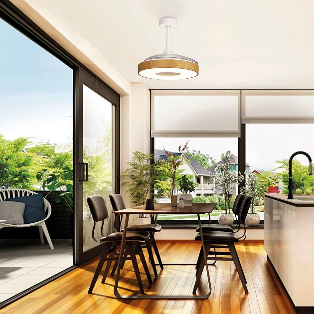 Потолочная светодиодная люстра-вентилятор Mantra COIN 8217 изображение 4 Потолочная светодиодная люстра-вентилятор Mantra COIN 8217 Фото № 4