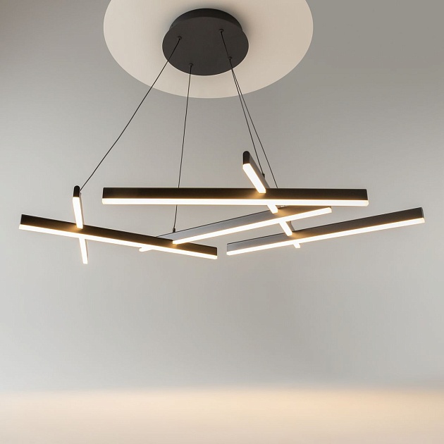 Подвесной светодиодный светильник Maytoni Line MOD016PL-L80BK изображение 7 Подвесной светодиодный светильник Maytoni Line MOD016PL-L80BK Фото № 7