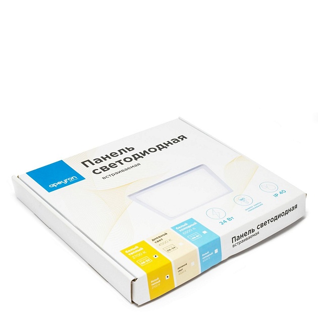 Встраиваемая светодиодная панель Apeyron 06-33 изображение 4 Встраиваемая светодиодная панель Apeyron 06-33 Фото № 4