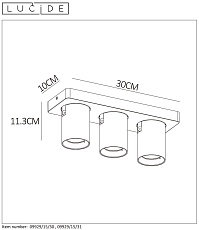 Спот Lucide Nigel 09929/15/30 3