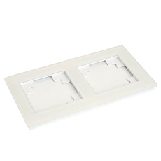 Рамка 2-постовая Stekker Катрин белый матовый GFR00-7002-01M 49595 3