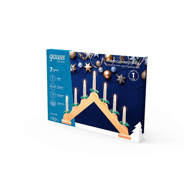 Светодиодный светильник "Новогодняя горка" Gauss Holiday HL020 изображение 3 Светодиодный светильник "Новогодняя горка" Gauss Holiday HL020 Фото № 3