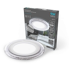 Встраиваемый светодиодный светильник Gauss Backlight Bubbles с подсветкой BL317 2