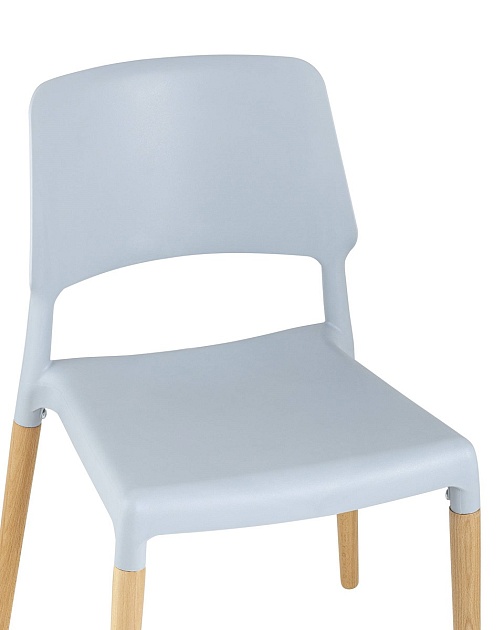 Кухонный стул Stool Group BISTRO серо-голубой с деревян. ножками 8086107 Фото № 7