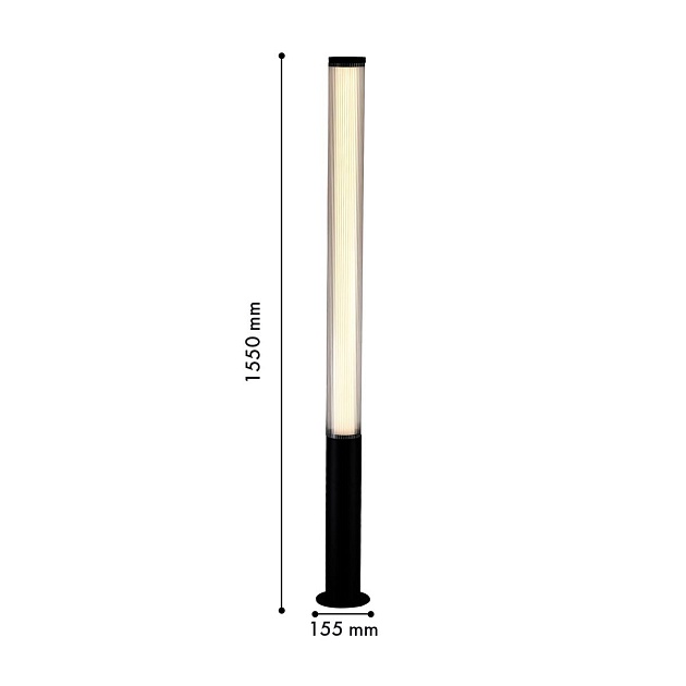 Уличный светодиодный светильник Favourite Kolonne 4393-2F Фото № 2