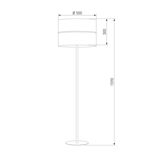 Торшер TK Lighting 5241 Linobianco Фото № 2