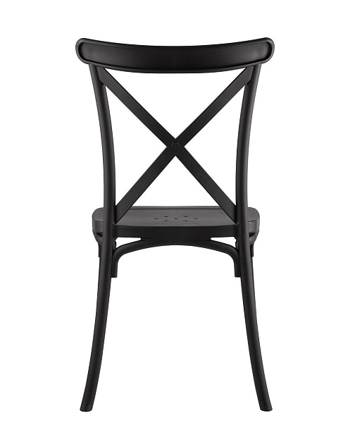 Кухонный стул Stool Group Кроссбэк пластиковый черный Y030 black изображение 5 Кухонный стул Stool Group Кроссбэк пластиковый черный Y030 black Фото № 5