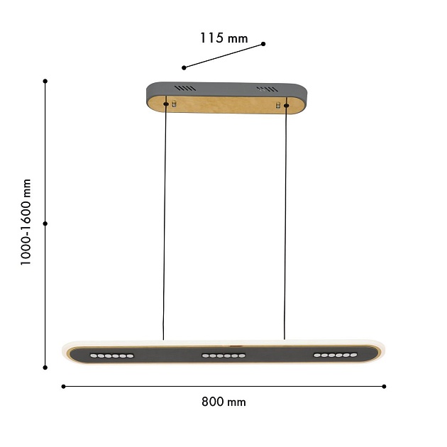 Подвесной светодиодный светильник F-Promo Strimler 4472-3P изображение 2 Подвесной светодиодный светильник F-Promo Strimler 4472-3P Фото № 2