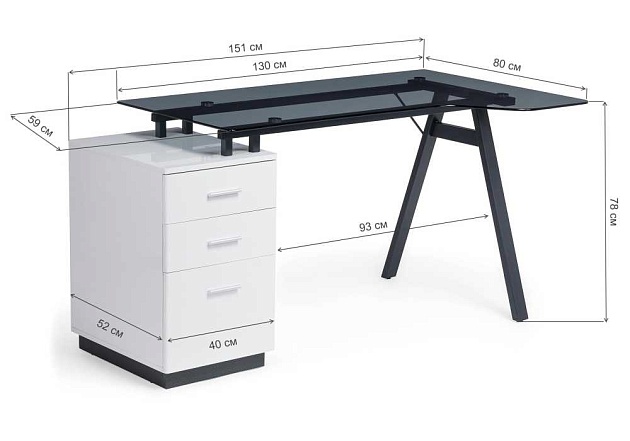 Компьютерный стол Woodville Torvi 11975 Фото № 2