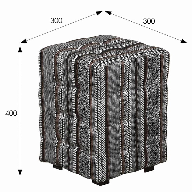 Пуф Мебелик BeautyStyle 6 модель 300 007694 изображение 3 Пуф Мебелик BeautyStyle 6 модель 300 007694 Фото № 3