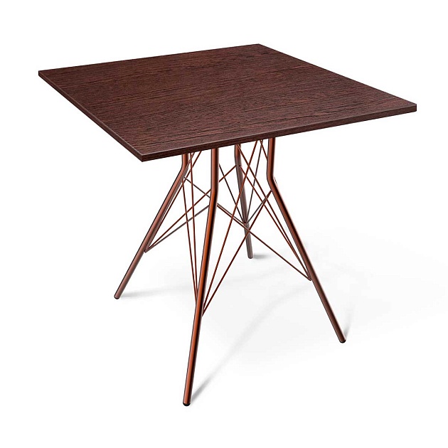 Кухонный стол Sheffilton SHT-T2/80/80 ЛДСП медный/венге 1779360201 изображение 1 Кухонный стол Sheffilton SHT-T2/80/80 ЛДСП медный/венге 1779360201 Фото № 1