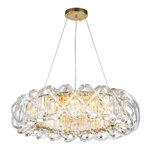 Подвесная люстра Indigo BRACCIA 12007/10P Gold V000399 Фото № 1