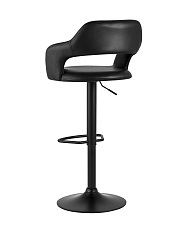 Барный стул Stool Group Рич черный черная ножка PEACHEY BLACK 4