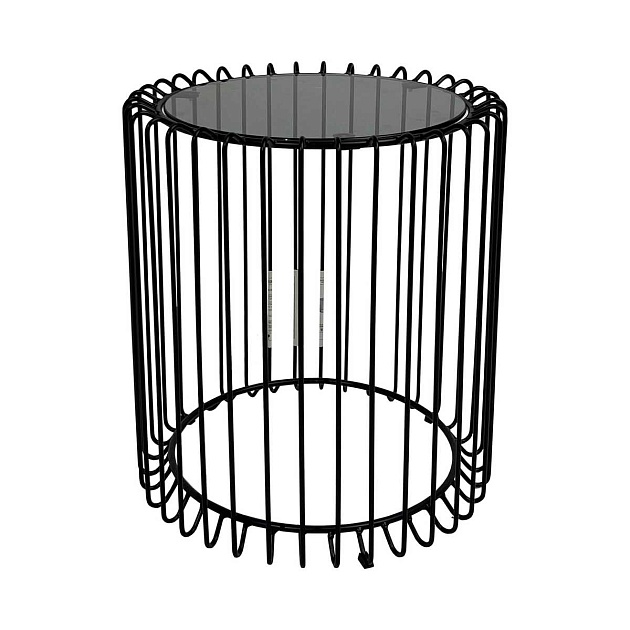 Журнальный стол AksHome Pride стекло/черный, d 400*450 92423 изображение 1 Журнальный стол AksHome Pride стекло/черный, d 400*450 92423 Фото № 1